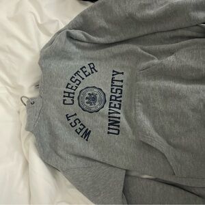 Gray West Chester University hoodie (medium fits like small)